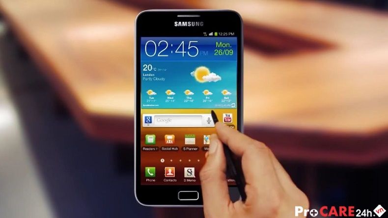 Thay màn hình Samsung Galaxy Note 1 giá rẻ