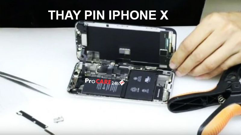 Thay pin iphone X giá rẻ nhất, chính hãng ,lấy ngay tại Hà Nội