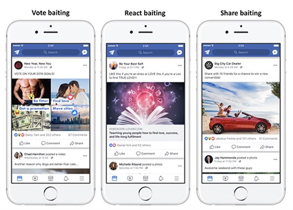 Facebook xử mạnh tay với các bài viết 'câu like'