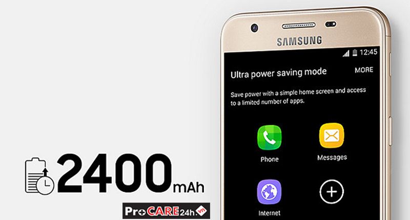 Galaxy J5 Prime thời lượng pin vượt trội với giá chỉ 3,990K