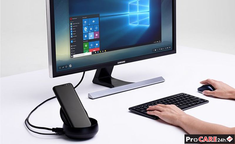 Galaxy S8 trở thành chiếc smartphone đa năng nhờ trợ thủ Samsung DeX