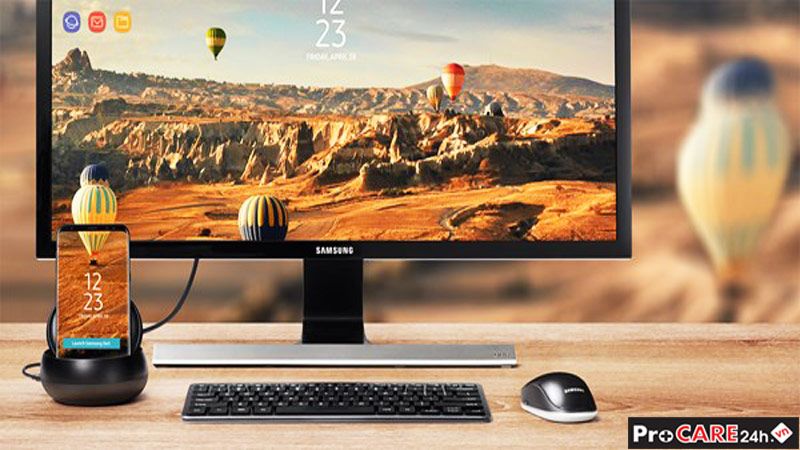 Galaxy S8 trở thành chiếc smartphone đa năng nhờ trợ thủ Samsung DeX