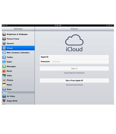 Mở tài khoản iCloud iPad bị khóa