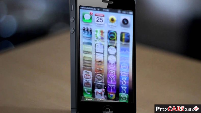 Màn hình iPhone 5 bị rung giật