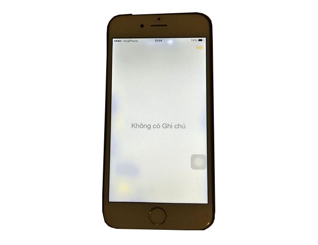 Màn hình iPhone 6 bị đốm sáng
