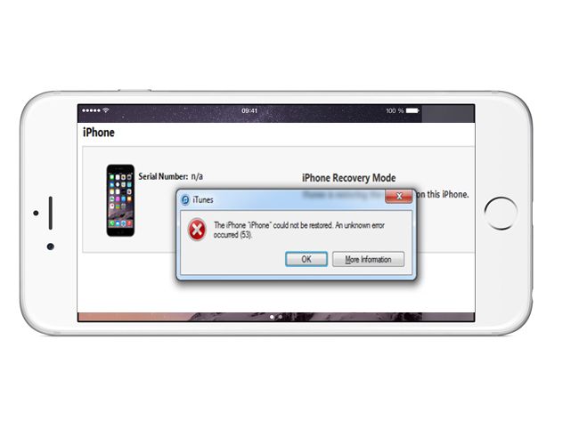 iPhone 6 bị lỗi 53 khắc phục giá rẻ