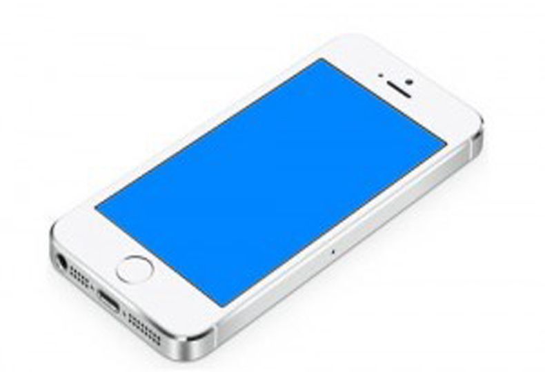 iPhone 5S bị màn hình xanh hình 2